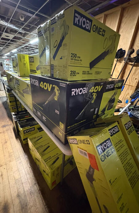 Various Ryobi Power Tools